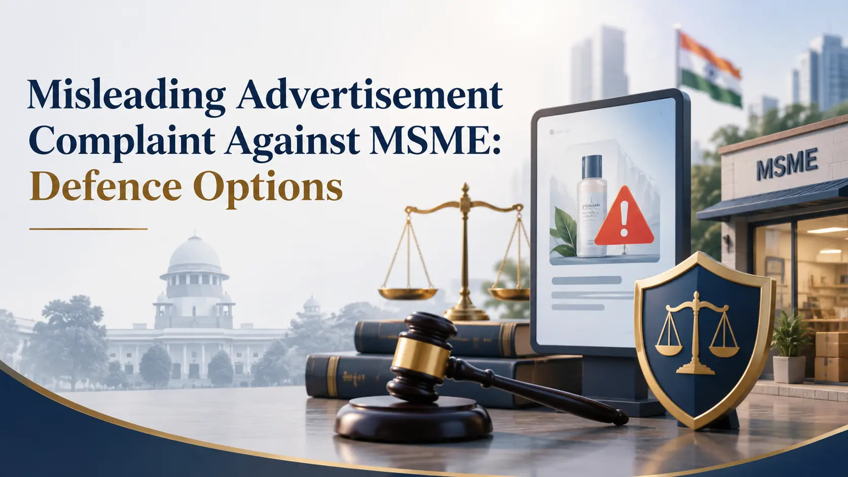 Misleading Advertisement Complaint Against MSME Defence Options