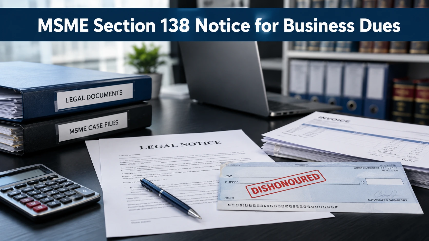 What Should an MSME Section 138 Notice for Business Dues Include?